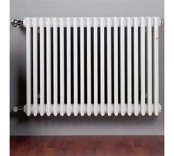 Трубчатый радиатор Zehnder Charleston 3057/26/№1270/RAL 9016, 3/4
