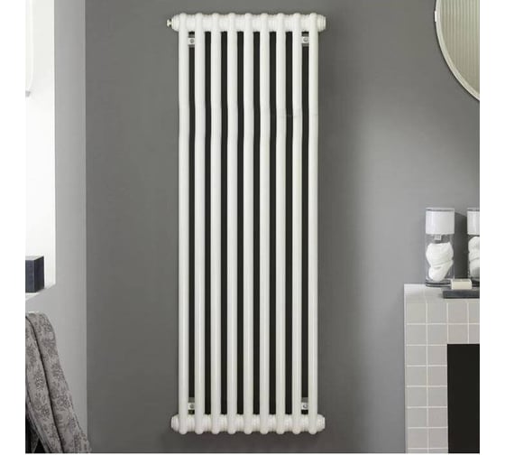 Трубчатый радиатор Zehnder Charleston 3180/12/№1270/RAL 9016, 3/4
