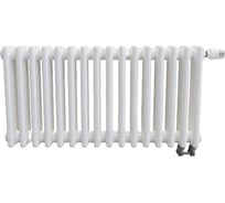 Трубчатый радиатор Zehnder Completto 3037/12, V001, 1/2 RAL 9016