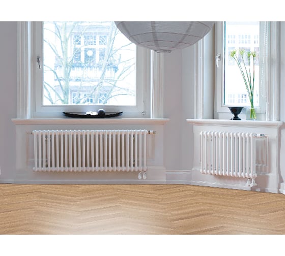 Трубчатый радиатор Zehnder Completto 3037/12, V001, 1/2 RAL 9016