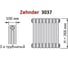 Трубчатый радиатор Zehnder Charleston 3037/18/№1270/RAL 9016, 3/4 3