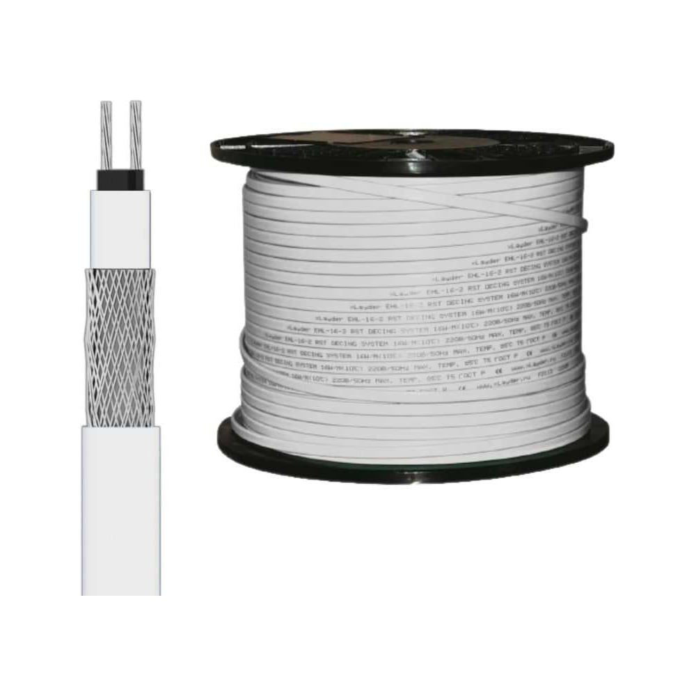 Греющий кабель в трубу саморегулирующийся ТеплоСофт 28 м, 280 Вт, на ...