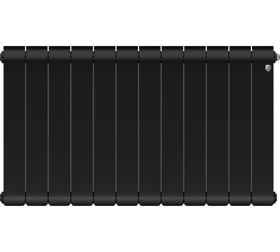 Радиатор биметаллический Royal Thermo Infinity 500 Noir Sable 12 секций НС-1630022
