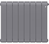 Радиатор биметаллический Royal Thermo Infinity 500 Silver Satin 8 секций НС-1630018