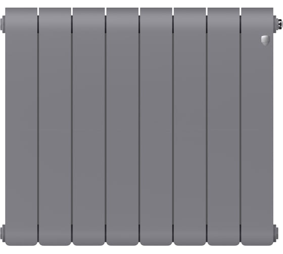 Радиатор биметаллический Royal Thermo Infinity 500 Silver Satin 8 секций НС-1630018