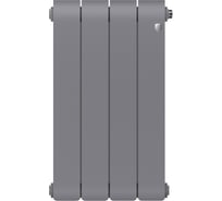 Радиатор биметаллический Royal Thermo Infinity 500 Silver Satin 4 секции НС-1629996