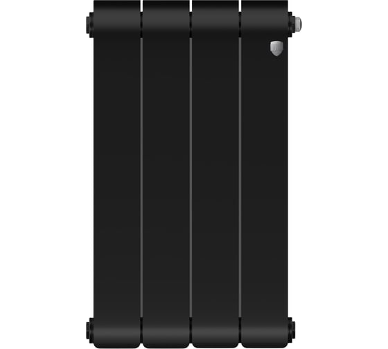 Радиатор биметаллический Royal Thermo Infinity 500 Noir Sable 4 секции НС-1629993