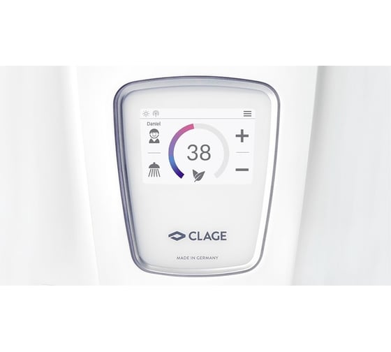 Водонагреватель проточный DSX Touch NEW Clage 3200-36600