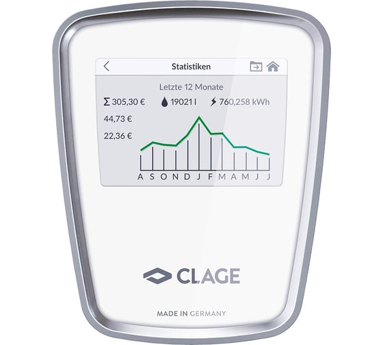 Водонагреватель проточный DSX Touch NEW Clage 3200-36600