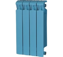 Биметаллический радиатор RIFAR MONOLIT 500 Сапфир 04 секц. бок. R-MN-500-04-SA