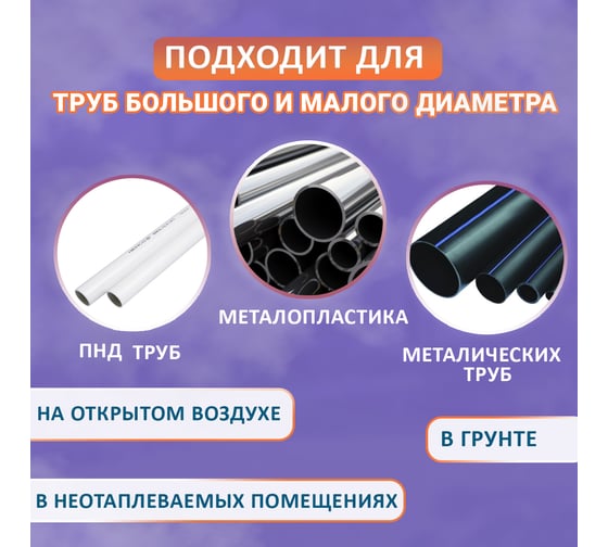 Кабель для обогрева труб SPYHEAT SHFD-25-50