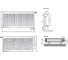 Панельный радиатор ROYAL THERMO VENTIL COMPACT VC22-500-400 RAL9016 НС-1191191 3