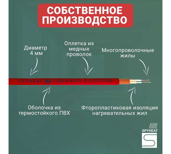 Нагревательный мат SPYHEAT SHMD-3,5-560