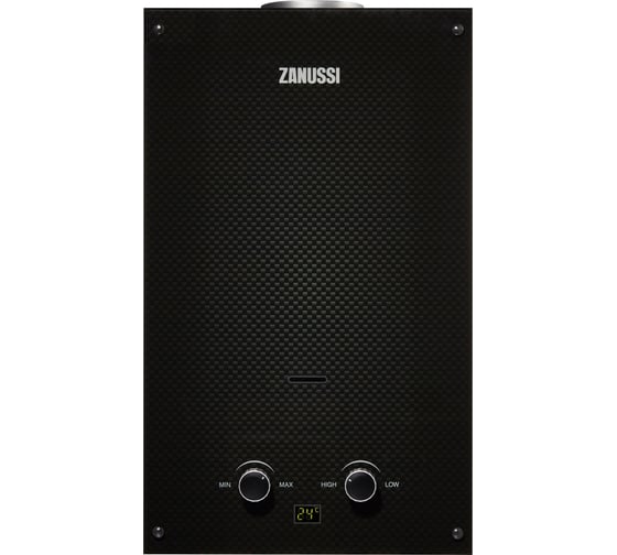 Газовая колонка Zanussi GWH 10 Fonte Glass Carbon НС-1194436