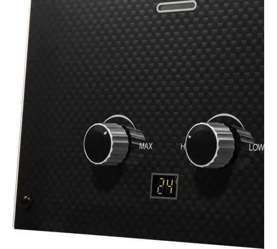 Газовая колонка Zanussi GWH 10 Fonte Glass Carbon НС-1194436