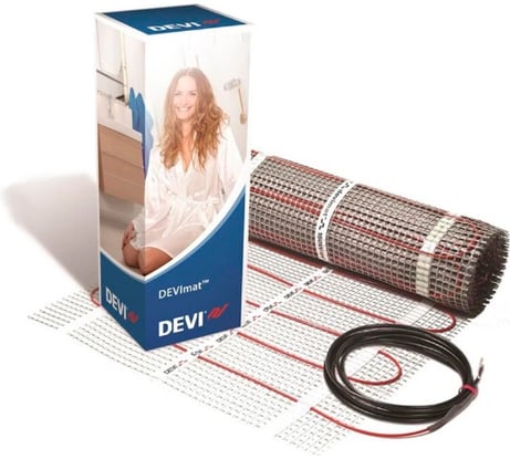 Нагревательный мат DEVI mat 150T DTIF-150 150 Вт 0,45x2 м 1 кв.м, арт. 140F0445, 140F0430