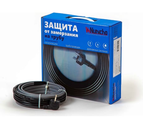 Греющий саморегулирующийся кабель на трубу (готовый комплект) Nunicho 16 Вт/м, 20 м, 14151620
