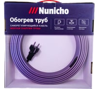 Греющий саморегулирующийся кабель на трубу (готовый комплект) Nunicho 16 Вт/м, 4 м, 14151604