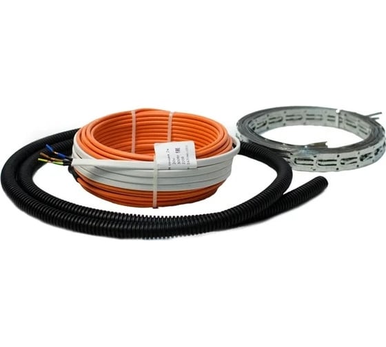 Кабельная секция в стяжку Warmcoin POWER 20Вт/м, 105 м.п., 2100 Вт / 105 м Pw