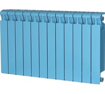 Биметаллический радиатор RIFAR MONOLIT 500 Сапфир 12 секц. бок. R-MN-500-12-SA