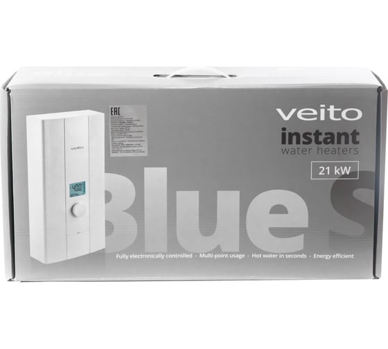 Проточный водонагреватель Veito Blue S 21 V1121