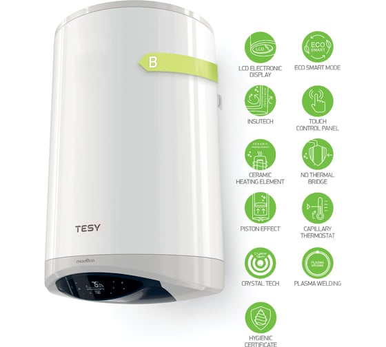 Электрический накопительный водонагреватель TESY GCV 1004724D C22 ECW 305084
