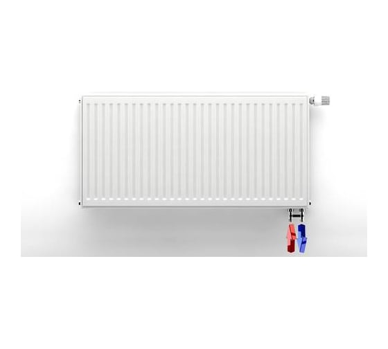 Стальной радиатор Hi-Therm 1.2 панельный 50022800 нижнее подключение VK22st12500800