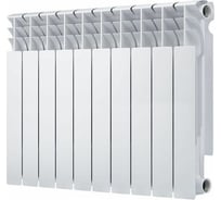Радиатор AQUAPROM AL 500/80 A21, белый прямоугольник, 10 секций 00-00024225