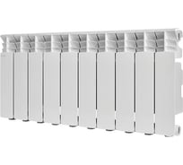 Радиатор алюминиевый STOUT GAMMA 350 10 секций, боковое подключение, белый RAL 9010 SRA-3310-035010 RG0093CTCORKSS