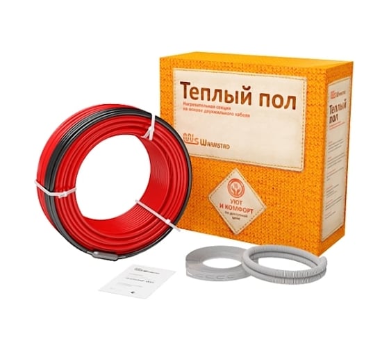 Нагревательный кабель Warmstad WSS 126,0 м, 1890 Вт 2208349