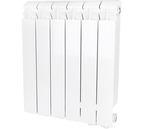 Алюминиевый радиатор Global VOX- R 500 6 секций, нижнее правое подключение RG008V3MQH7MUM