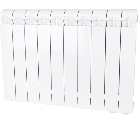 Алюминиевый радиатор Global VOX- R 500 10 секций, нижнее правое подключение RG008V3MQL1MAA