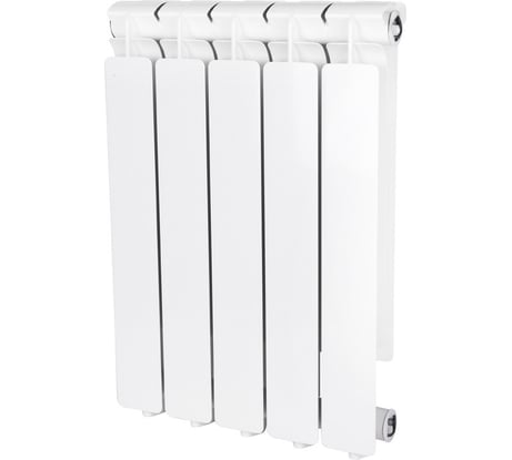 Алюминиевый радиатор STOUT Bravo 500 5 секций, боковое подключение SRA-0110-050005