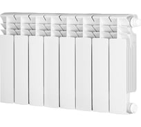 Биметаллический радиатор Radena CS 350 VC нижнее правое 8 секций 009010108-03