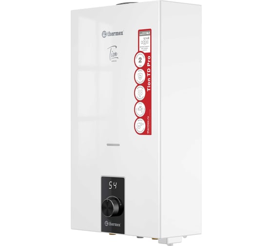 Водонагреватель газовый проточный Термекс бытовой THERMEX T 20 TD Pro ЭдЭБ05373