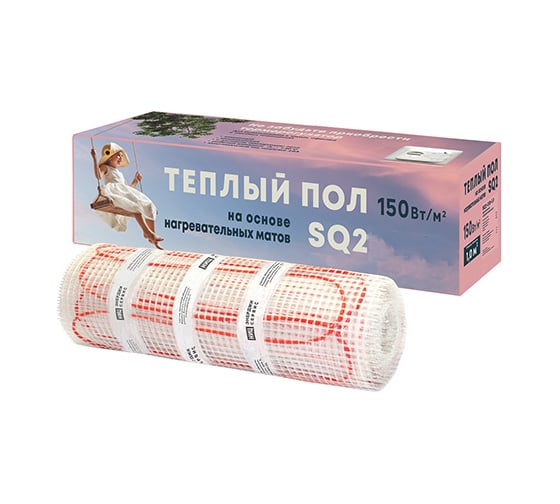 Двухжильный нагревательный мат НИЦ ЭНЕРДЖИ 375 Вт, 2.5 м2 SQ2-375-2.5
