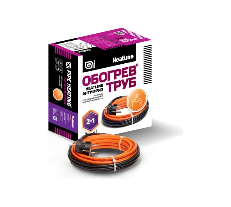 Система защиты труб от замерзания Heatline АНТИФРИЗ-45 765 Вт, 45 м, HL-AF-45.0