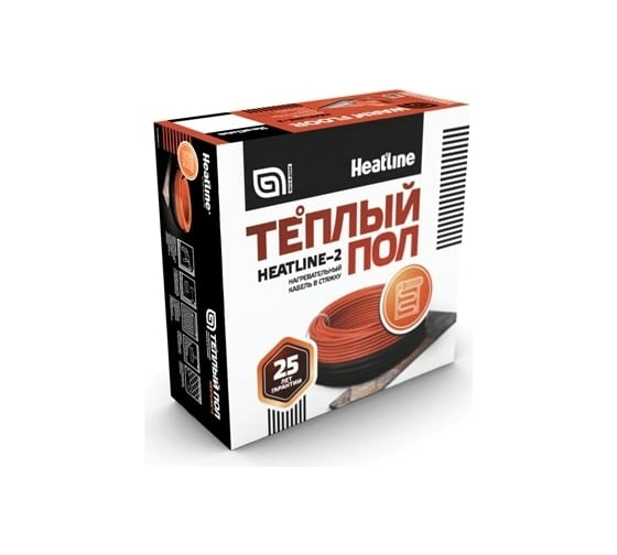 Двухжильный кабельный теплый пол Heatline 51 м, 1000 Вт, 5.9-8.3 м2 20Р2Э-51-1000