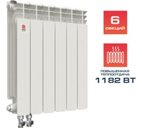 Радиатор биметаллический НРЗ НПП 500/100 06сек ПРОФИ (1182 Вт) 66219