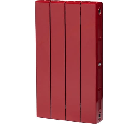 Биметаллический радиатор RIFAR SUPReMO 500 Бордо 04 секц. бок. R-SU-500-04-BO