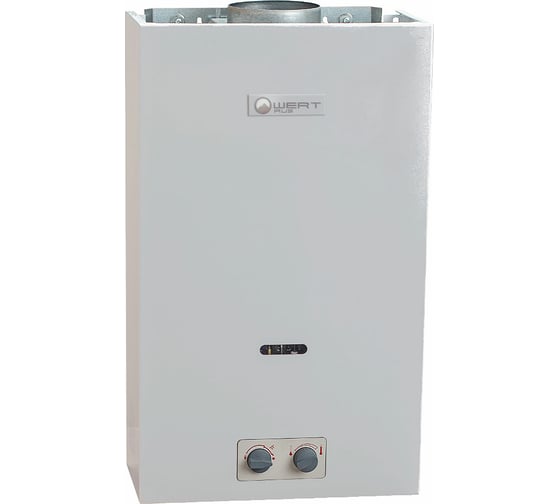Газовый проточный водонагреватель WERTRUS 10Р Серый W1410PS 1