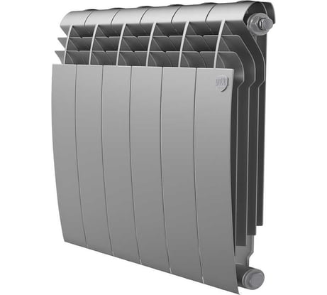 Радиатор биметаллический ROYAL THERMO BILINER B 500 серебристый, 6 секц. НС-1682278