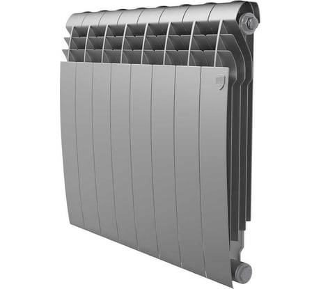 Радиатор биметаллический ROYAL THERMO BILINER B 500 серебристый, 8 секц. НС-1682279
