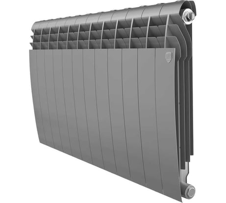 Радиатор биметаллический ROYAL THERMO BILINER B 500 серебристый, 12 секц. НС-1682276