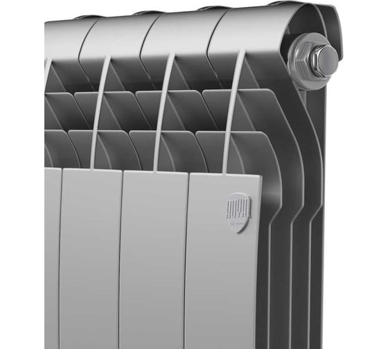 Радиатор биметаллический ROYAL THERMO BILINER B 500 серебристый, 12 секц. НС-1682276