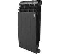 Радиатор биметаллический ROYAL THERMO BILINER B 500 черный, 4 секц. НС-1682287