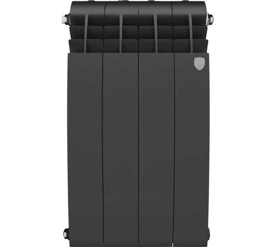 Радиатор биметаллический ROYAL THERMO BILINER B 500 черный, 4 секц. НС-1682287