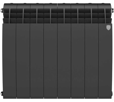 Радиатор биметаллический ROYAL THERMO BILINER B 500 черный, 8 секц. НС-1682289