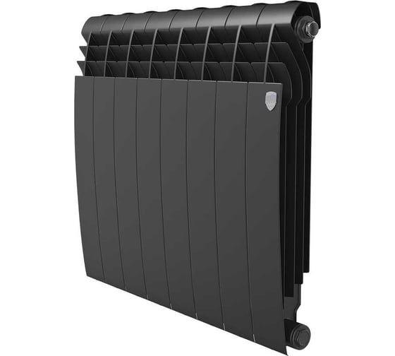 Радиатор биметаллический ROYAL THERMO BILINER B 500 черный, 8 секц. НС-1682289