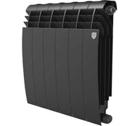 Радиатор биметаллический ROYAL THERMO BILINER B 500 черный, 6 секц. НС-1682288
